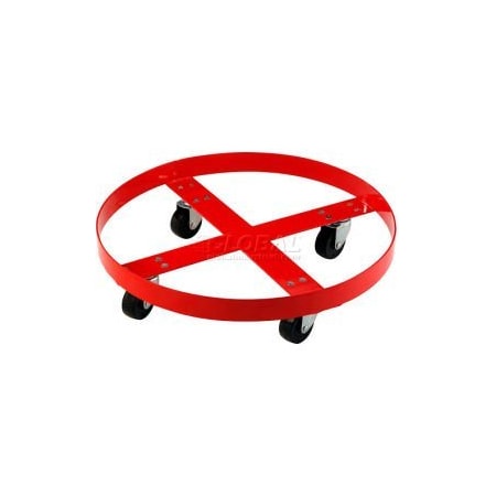 Drum Dolly For 55 Gallon Drum - Rubber Wheels 600 Lb. Capacity